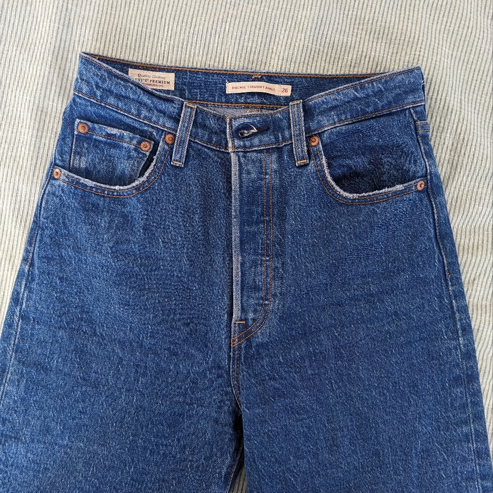 Levi's ribcage straight ankle